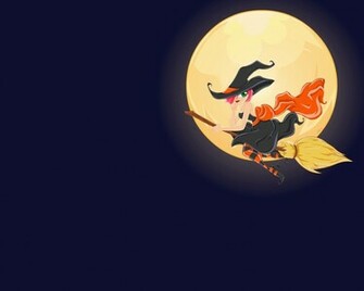 Scary Halloween Beautiful Witch HD Wallpaper
