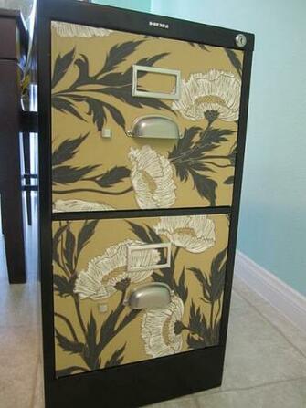Craigslist On The Cheap Mod Podged Wallpaper Drawers And Some