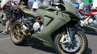 Mv Agusta F3 Army Green Wallpaper Tmwallpaper