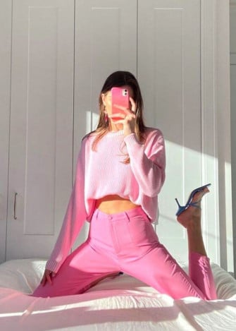 Cute Pink Outfits Wallpaper