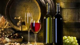 Wine Wallpaper HD Barrel Bottle