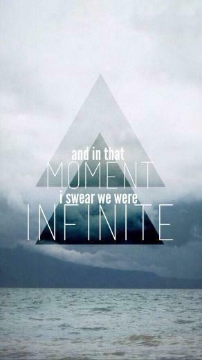 And In That Moment I Swear We Were Infinite iPhone Wallpaper