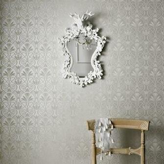Mystical Wallpaper Silver Gray New York By Graham
