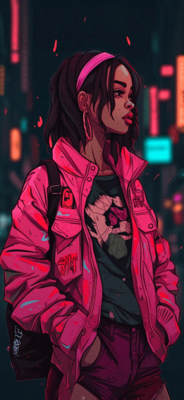 Baddie Girl Pink Wallpaper Aesthetic iPhone