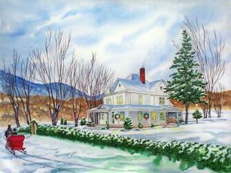 Christmas Painting Wallpaper