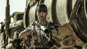 Gray And Brown Rifle Mad Max Fury Road Furiosa Charlize Theron