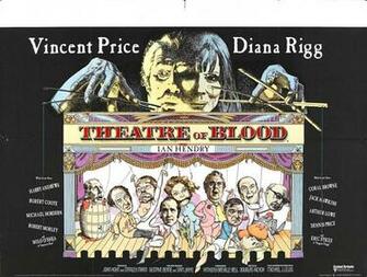 Theatre Of Blood Hammer Horror B Movie Posters Wallpaper Image
