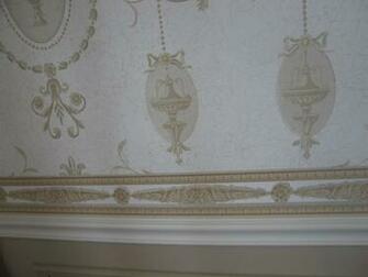 Teacup Lane Our Wallpapered Two Story Foyer