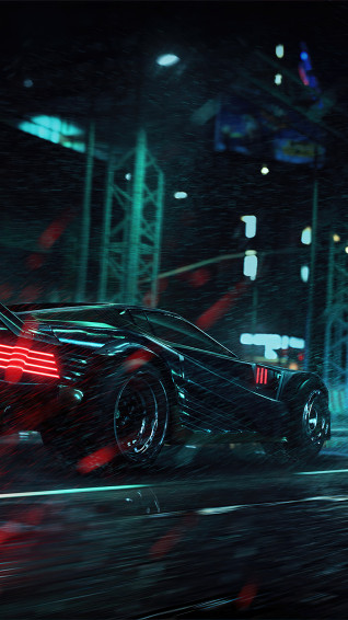 Cyberpunk Car 4k Wallpaper