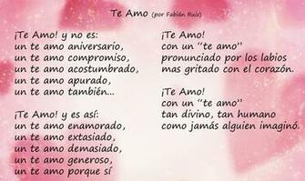 Love And Image Poems In Spanish