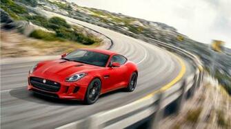 Jaguar F Type R Coupe Salsa Red Wallpaper HD Car