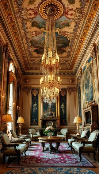 French Palace Wallpaper