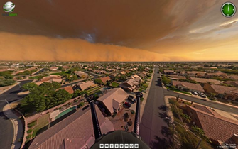 Amazing Degree Look At A Haboob Dust Storm In Phx