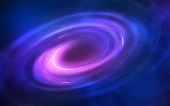 Beautiful Purple And Blue Nebula Full 1080p Ultra HD Wallpaper