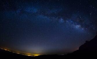 Night Stars Starry Sky Widescreen HD Desktop Wallpaper