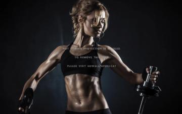 Fitness Girl Gym Black Woman People