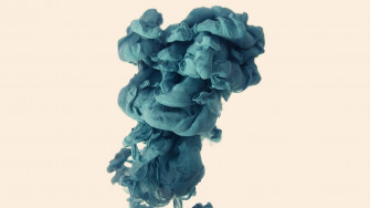 Blue Smoke Wallpaper