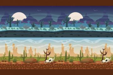 Desert 2d Game Background Craftpix Net