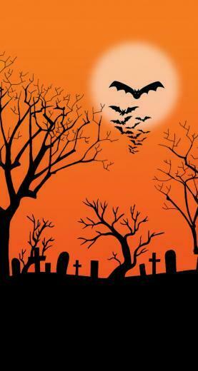 Halloween Orange Wallpaper Sc iPhone5s Se