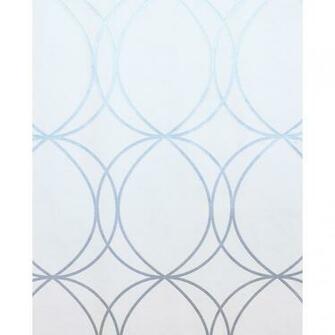 Superfresco Easy Halo Circles Wallpaper In White Silver Lowe S