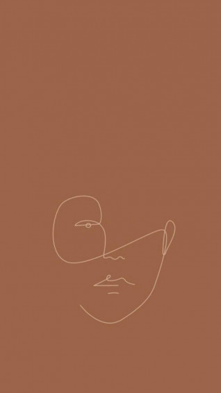 Brown Aesthetic Simplistic Wallpaper iPhone Themes