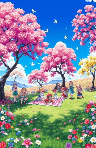 Gacha Life Spring Wallpaper