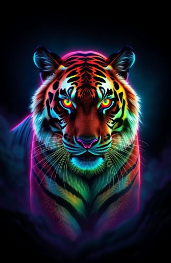 Neon Animal Wallpaper