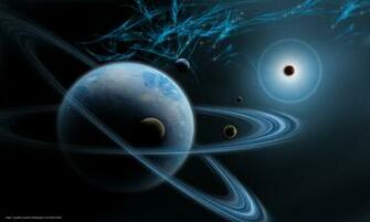 Wallpaper Space 3d Art Desktop In The