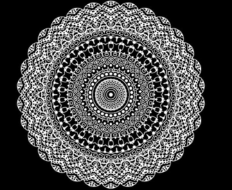 Go Back Gallery For Mandala Black And White