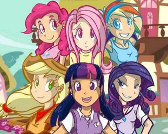 Human My Little Pony Fluttershy Rainbow Dash Twilight Sparkle Rarity
