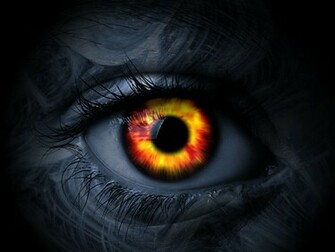 Fiery Eye Wallpaper