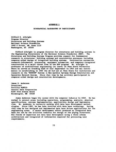 Appendix Biographical Background Of Participants From