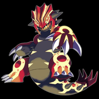 Primal Groudon Sprite Shiny