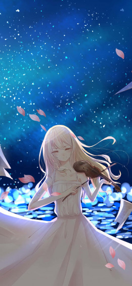 Your Lie In April iPhone Kaori Miyazono Violin Anime