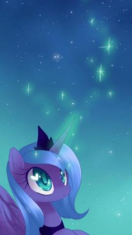 Mlp Young Luna Wallpaper Prenses Duvar Ka D
