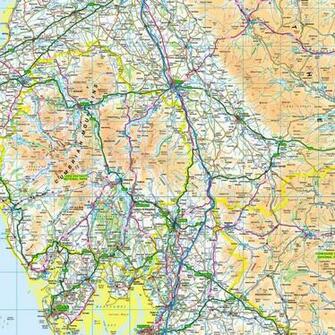 Custom Printed Ordnance Survey Wallpaper Map