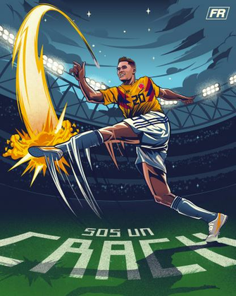 Juan Fernando Quintero Ilustraci N Illustration Fifa World Cup