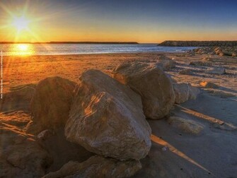Sunrise Beach Wallpaper On This Background Website
