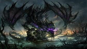 Purple Dragon Wallpaper