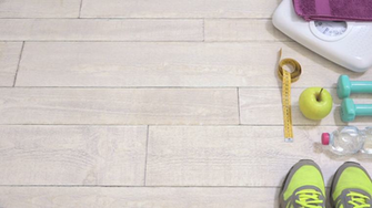 Best Sport And Healthy Equipment Concept On Wooden Wallpaper