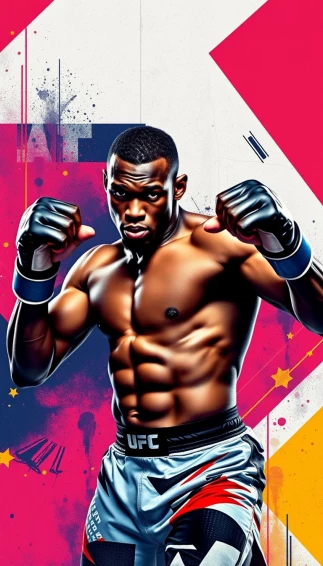 Israel Adesanya Phone Wallpaper