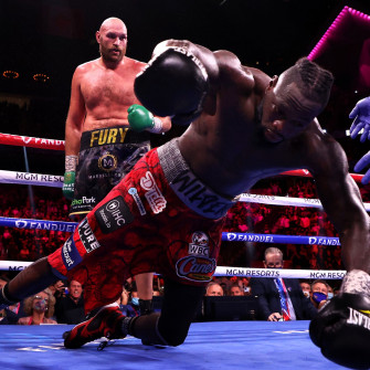 Fury Vs Wilder Results Tyson Flattens Deontay In