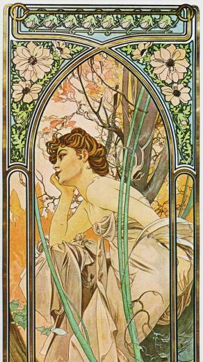 Alphonse Mucha Artwork Wallpaper HD