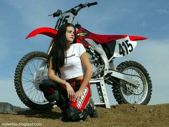 Honda Crf Enduro Motos Chicas Motocross Wallpaper