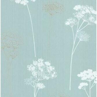 Dulux Feature Wallpaper Meadowsweet Teal