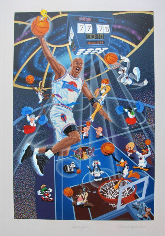 Melanie Taylor Kent Space Jam Hand Signed Ltd Edition Serigraph