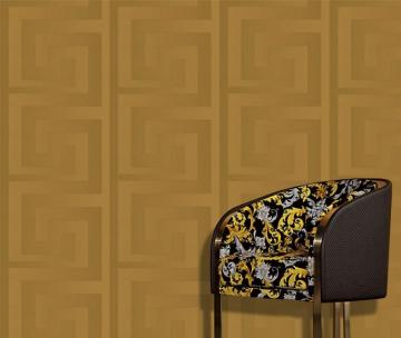 Versace Wallpaper Or Border Gold Black Luxury Satin Modern