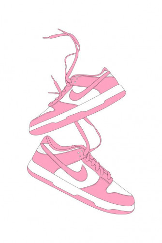 Dorm Room Collage Pink Nike Wallpaper Shoes Nikes
