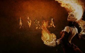 Dota Lina Inverse Fire Wallpaper