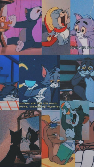 Tom And Jerry Aesthetic Wallpaper